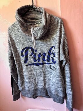 Victoria’s Secret PINK Cowl Neck Sweatshirt EUC XS